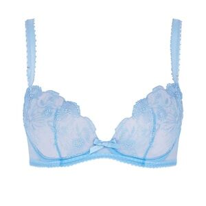 Agent Provocateur Jayce Plunge Bra in Baby Blue Size 38D